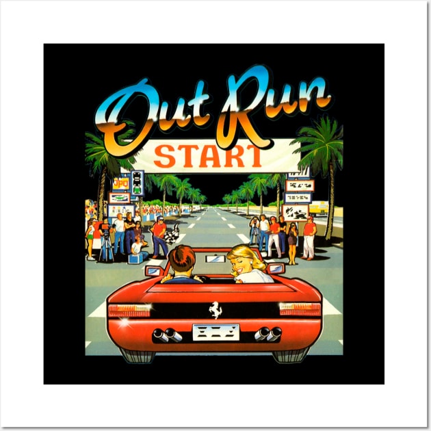 Mod.1 Arcade Out Run OutRun Video Game Wall Art by parashop